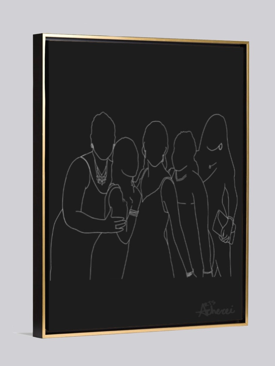Personalized Floating Frame Decor