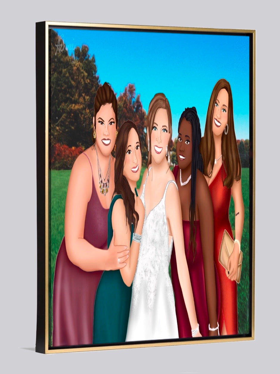Personalized Floating Frame Decor