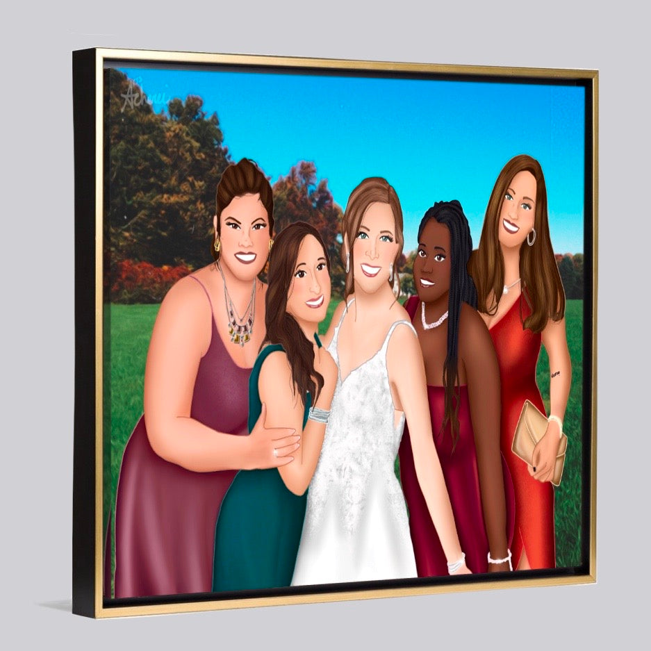 Personalized Floating Frame Decor